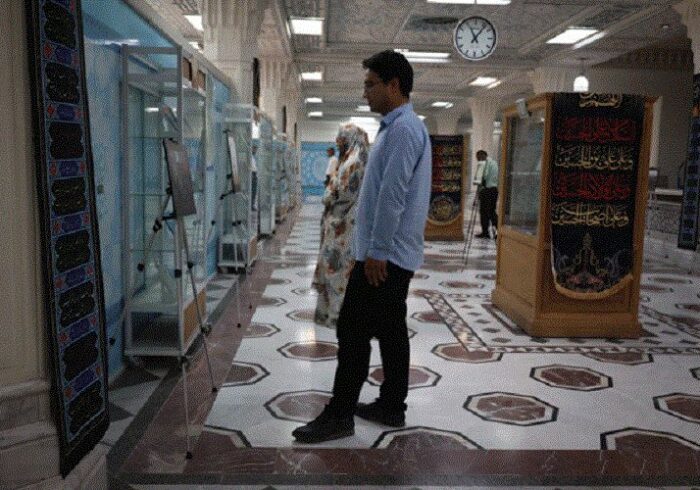برپا شدن نمایشگاه فرهنگی «از کربلا تا خراسان» در کتابخانه حرم مطهر رضوی