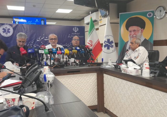 ارائه خدمات بهداشت و درمان در مراسم وداع و تشییع قائد شهید امت
