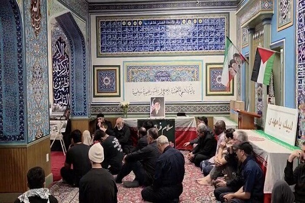 برگزاری آیین سوگواری رهبر شهید در آمریکا