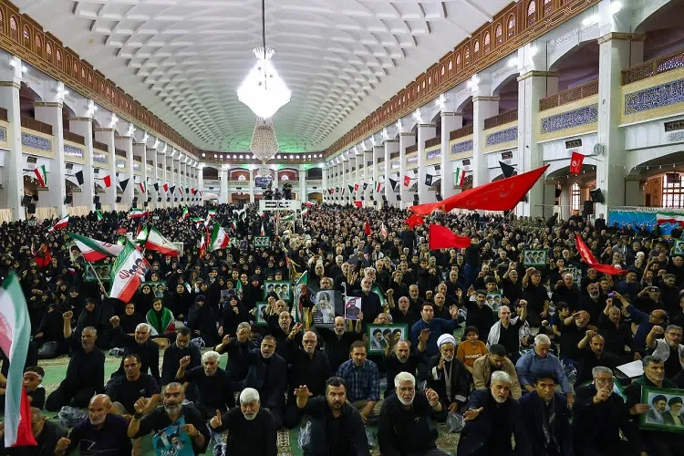 عکس |  مراسم بزرگداشت آقای شهید ایران در مصلای تبریز