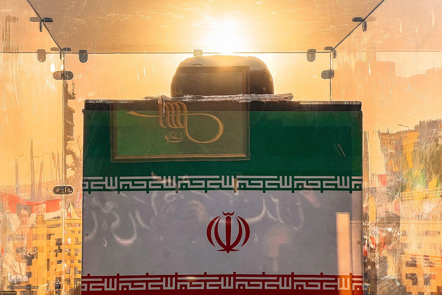 تشییع پیکر مطهر رهبر شهید در نجف اشرف