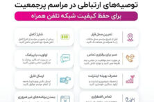 اطلاع‌نگاشت | توصیه‌های ارتباطی در مراسم پرجمعیت