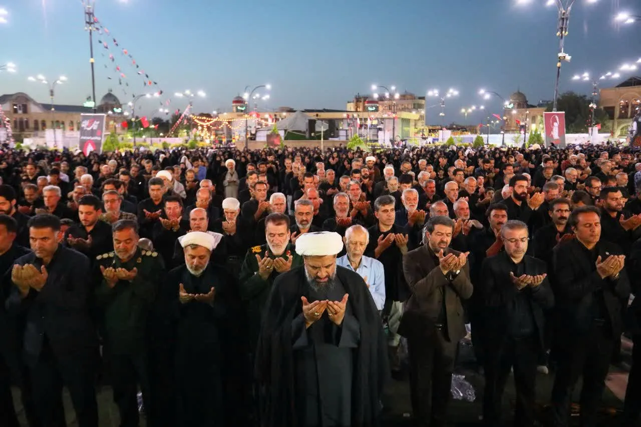 آیین باشکوه جاماندگان تشییع آقای شهید ایران در همدان