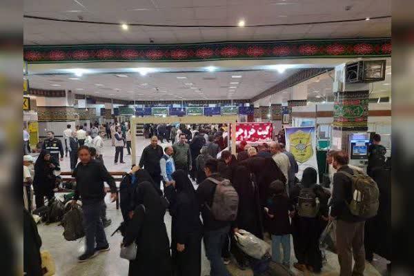 تردد زوار در مرز خسروی از مرز ۴۰۰ هزار نفر گذشت