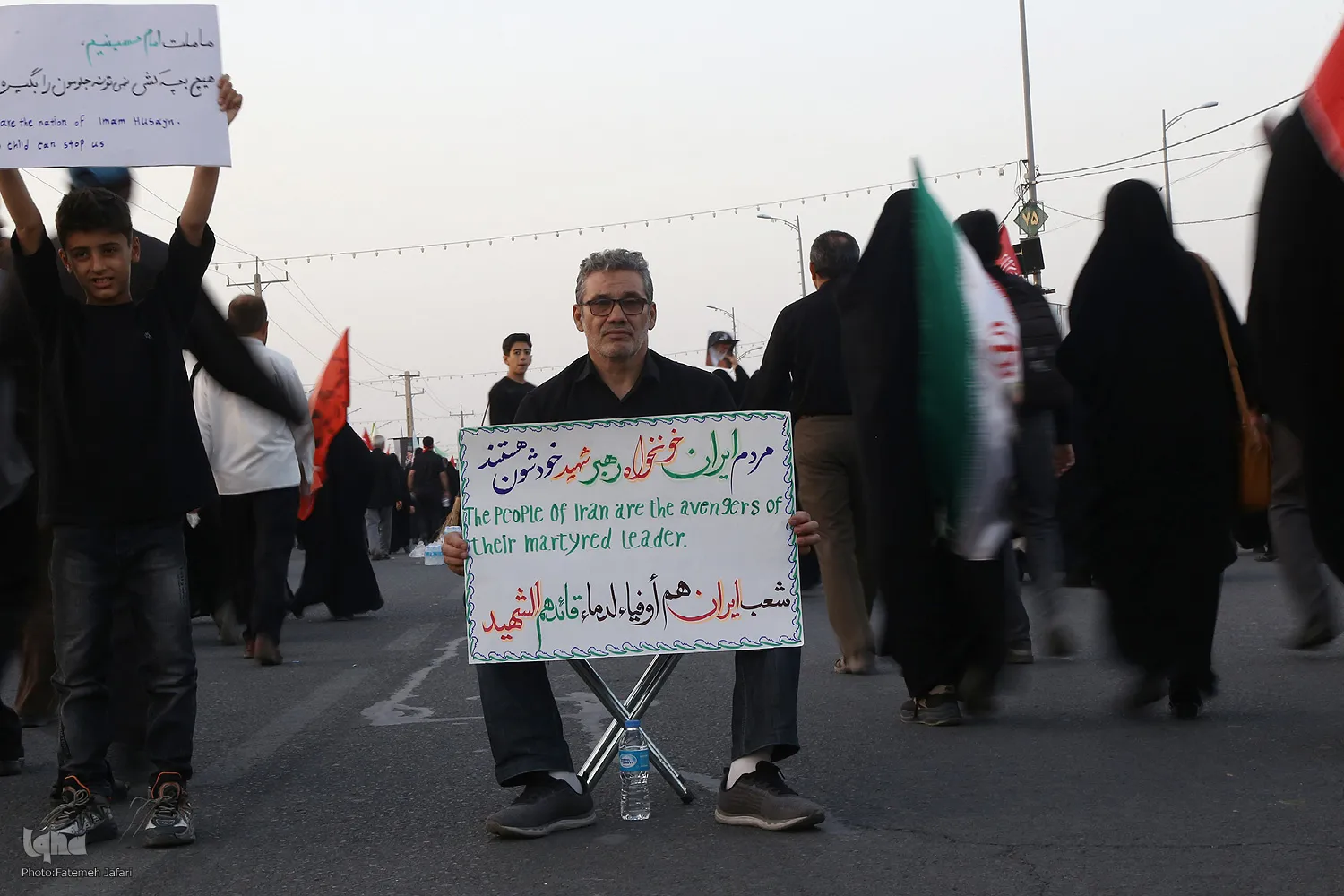 تشییع رهبر شهید در قم /2