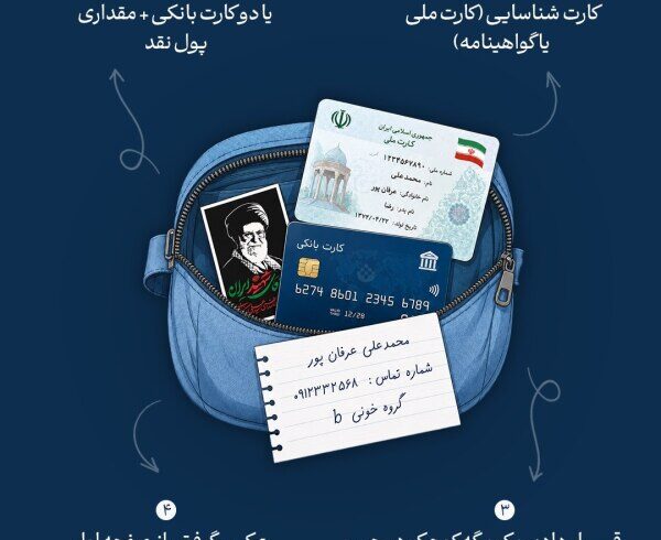 اطلاع‌نگاشت | راهنمای همراه داشتن مدارک در آیین وداع و تشییع رهبر شهید انقلاب