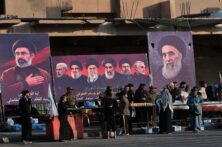 پیکر رهبر شهید وارد نجف شد + فیلم