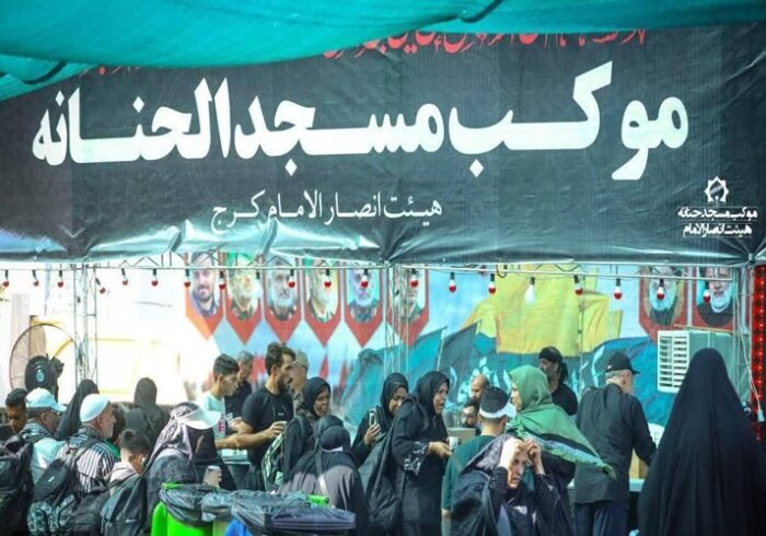 هیأت رزمندگان اسلام البرز با ۶۰۰ خادم به زائران اربعین خدمت‌رسانی می‌کند