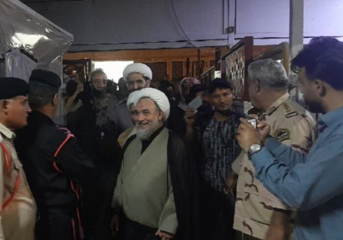 بازدید مسئول سازمان بسیج اساتید، طلاب و روحانیون کشور از مواکب اربعین در خوزستان