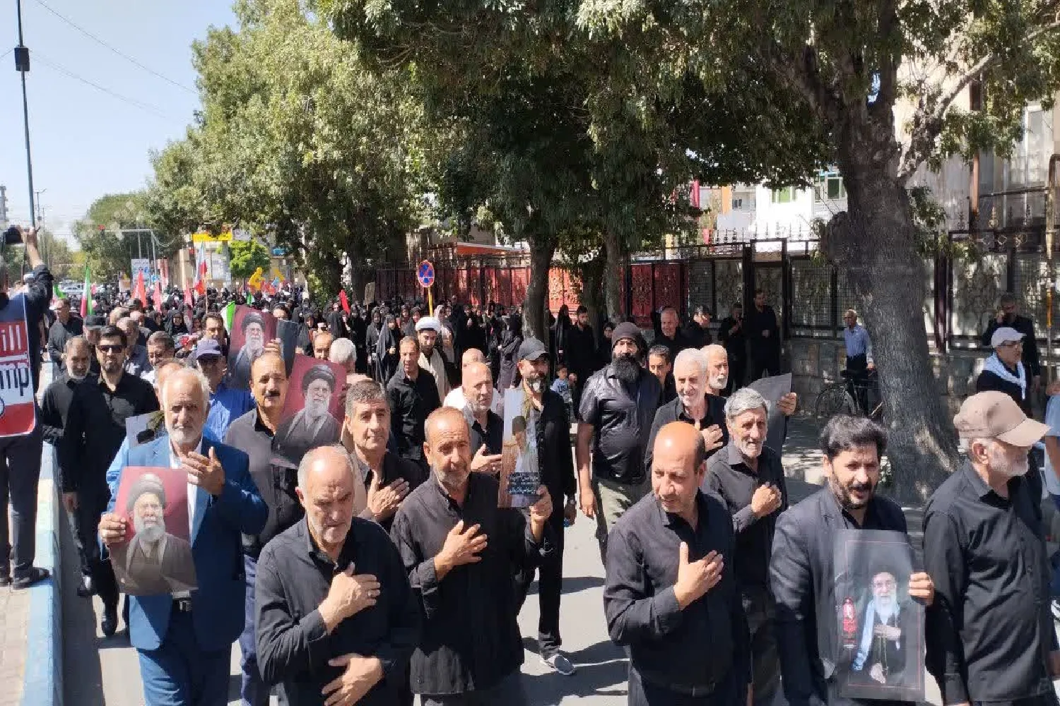 عکس | پیاده‌روی جاماندگان اربعین حسینی میاندوآب