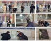 گلباران مزار شهدا توسط جهادگران جهاد‌دانشگاهی خراسان‌شمالی