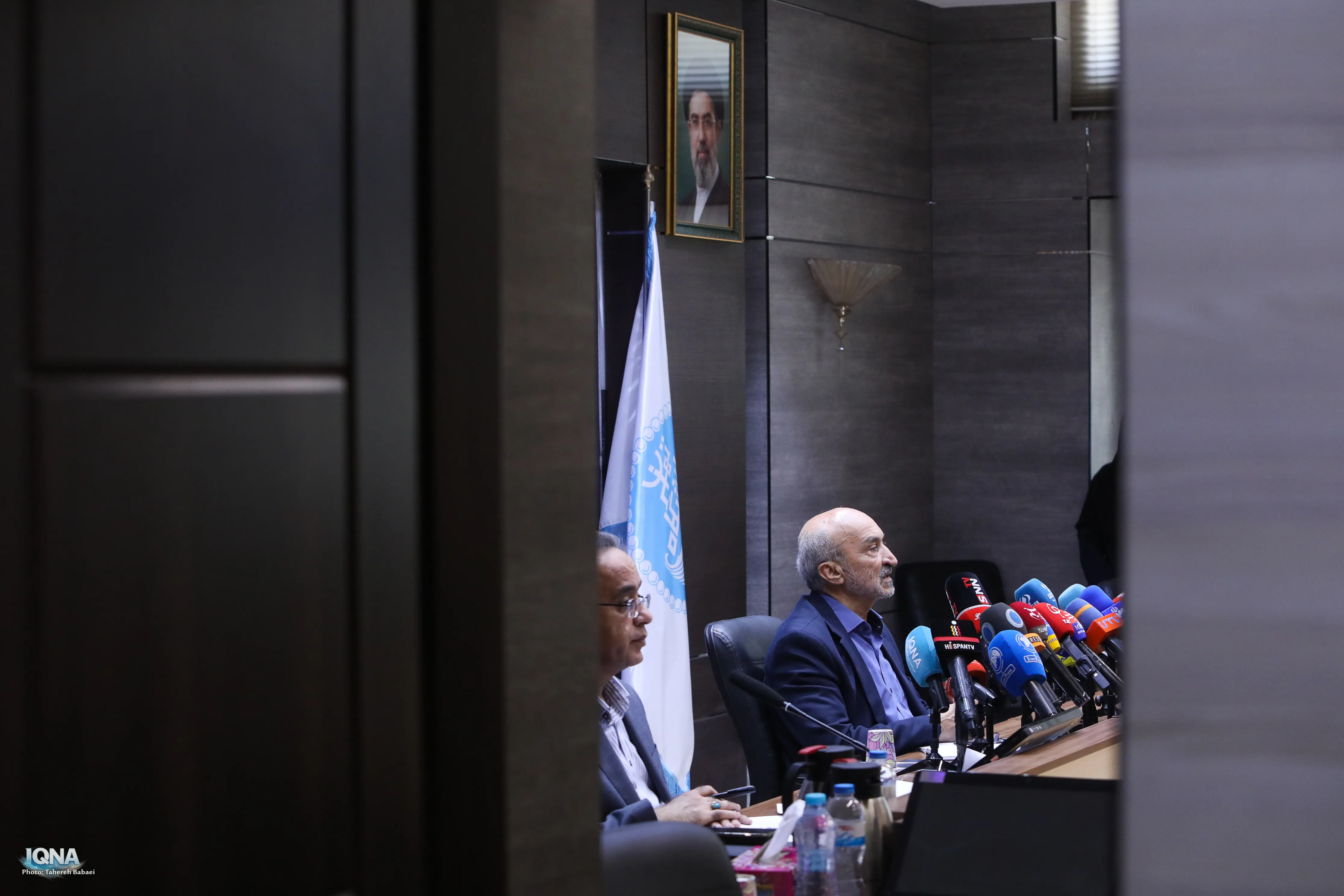 نشست خبری رئیس دانشگاه تهران