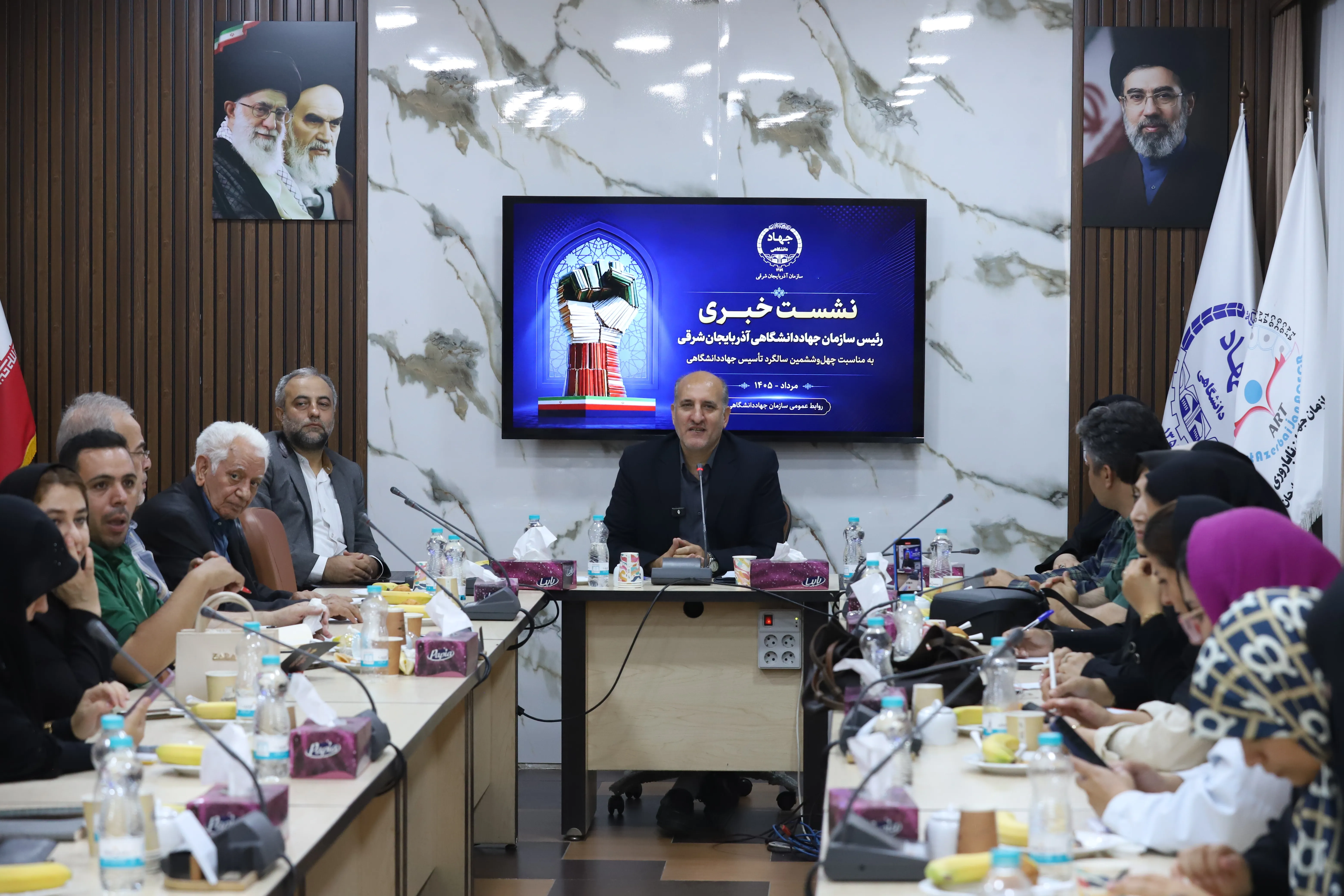 نشست خبری رئیس سازمان جهاددانشگاهی آذربایجان شرقی