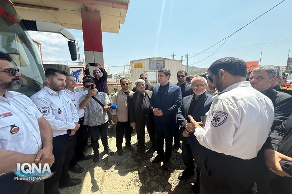 بازدید رئیس ستاد مرکزی اربعین کشور از مرز باشماق مریوان + عکس