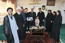 دیدار شهردار تبریز با خانواده شهیدان«پارسای خطیبی» و «اکبری»