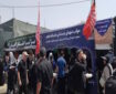 خدماترسانی موکب شهدای هستهای به زائران اربعین در مرز مهران خدماترسانی موکب شهدای هستهای به زائران اربعین در مرز مهران