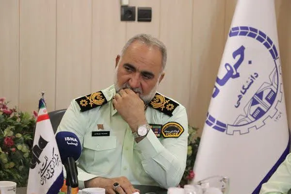 فرمانده نیروی انتظامی استان قم از خبرگزاری ایکنا بازدید کرد + عکس