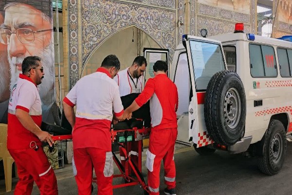 ارائه بیش از ۴ هزار خدمت درمانی هلال احمر قم به زائران اربعین در کربلا ارائه بیش از ۴ هزار خدمت درمانی هلال احمر قم به زائران اربعین در کربلا