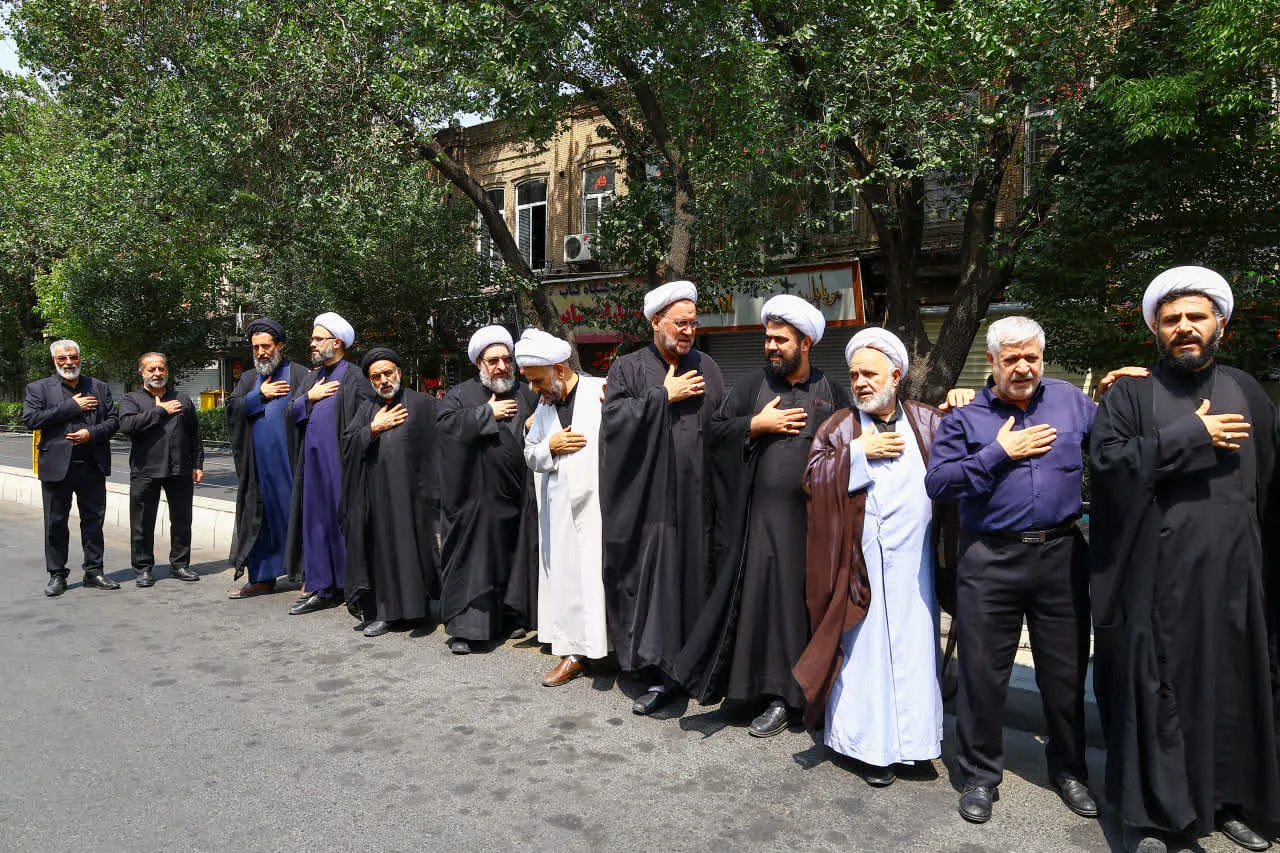 عزاداری خیابانی بمناسبت شهادت امام رضا(ع) در تبریز