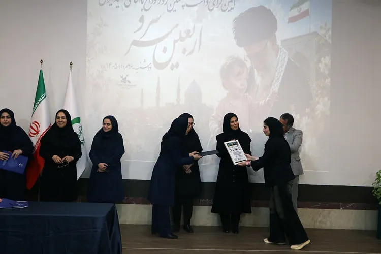 آیین «اربعین سرو» در رشت برگزار شد