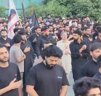 برگزاری باشکوه مراسم اربعین در کشمیر