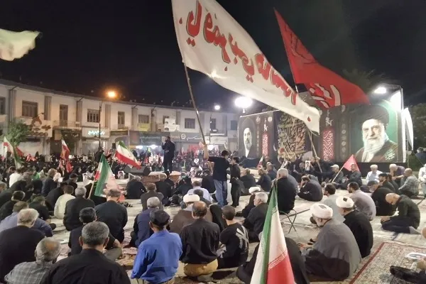 اجتماع شبانه مردم بابلسر همزمان با شهادت امام رضا(ع) برگزار شد + عکس