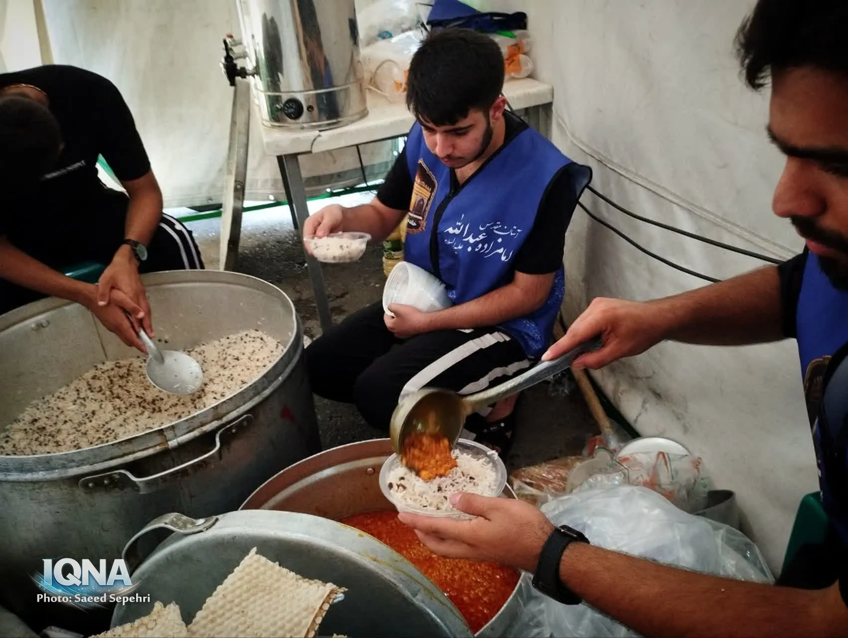 برپایی ایستگاه صلواتی در ملایر