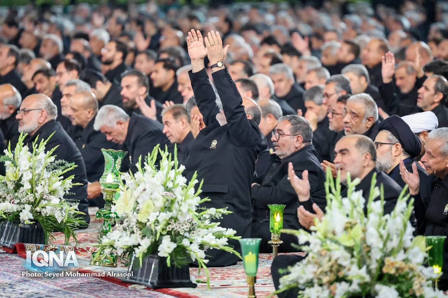 آیین خطبه‌خوانی شب شهادت امام رضا(ع) در حرم مطهر رضوی